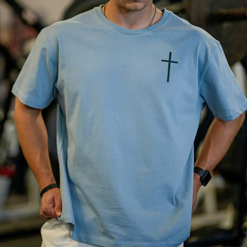 Christianartworkshop Philippians 4:13 "I Can Do All Things" Strength T-Shirt