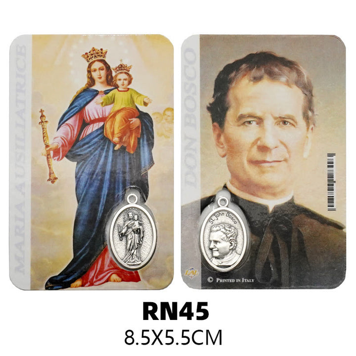 Christianartworkshop Our Lady & Jesus & Angels Paper Card: A Symbol of Holy Spirit and Power - Style4 - image 7