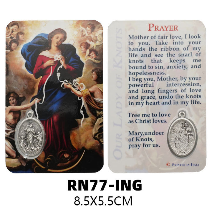 Christianartworkshop Our Lady & Jesus & Angels Paper Card: A Symbol of Holy Spirit and Power - Style8 - image 11