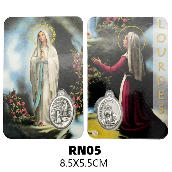 Christianartworkshop Our Lady & Jesus & Angels Paper Card: A Symbol of Holy Spirit and Power - Style5 - image 8