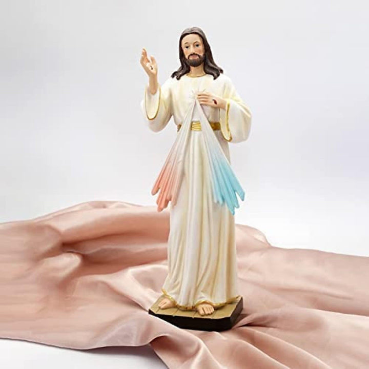 Christianartworkshop Jesus Divine Mercy Desktop Ornament: Spreading the Light of Salvation