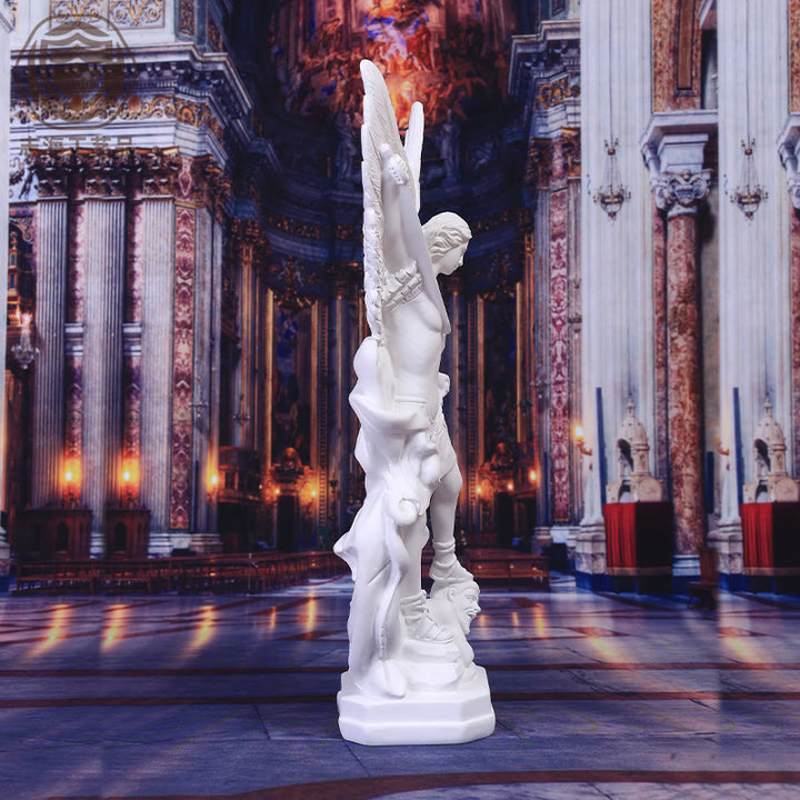 Christianartworkshop Archangel St. Michael Resin Desktop Ornament: A Symbol of Inspiring Devotion - image 3