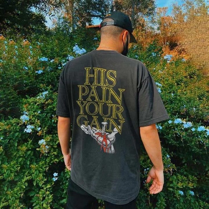 Christianartworkshop His Pain Your Gai T-shirt