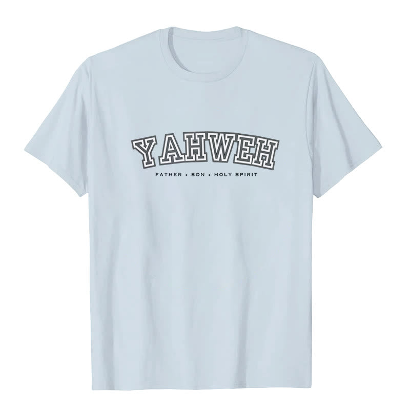 Christianartworkshop "YAHWEH" Short Sleeve T-shirt - Blue - 2XL - image 3