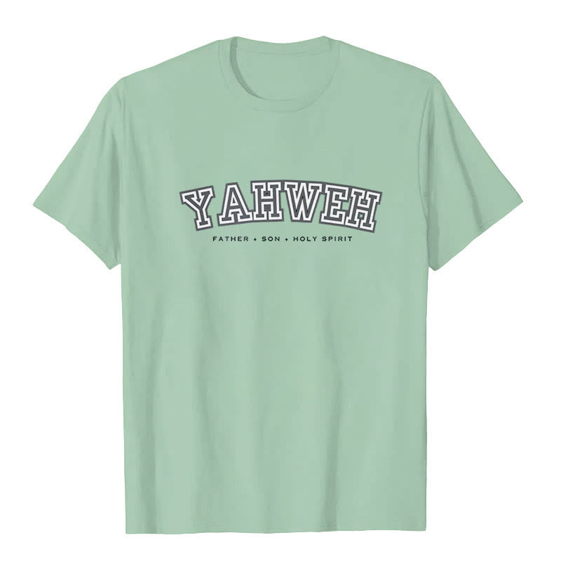 Christianartworkshop "YAHWEH" Short Sleeve T-shirt - Light Green - 2XL - image 5