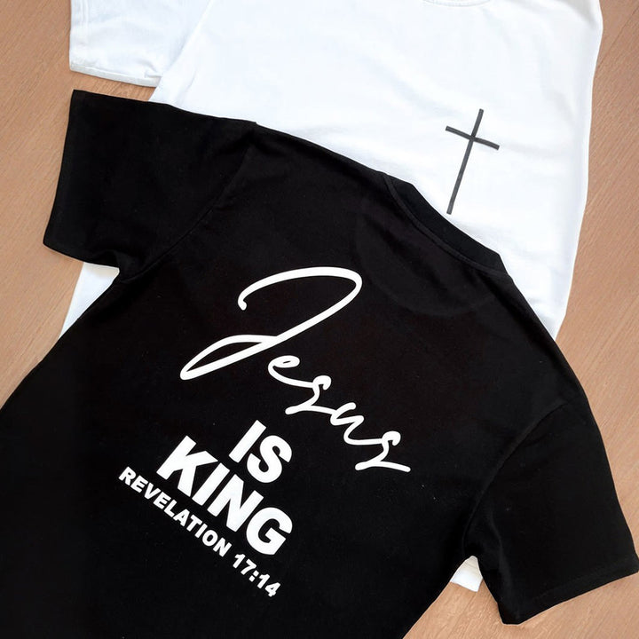 Christianartworkshop "Jesus IS KING" T-shirt - image 1