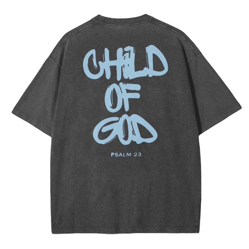 Christianartworkshop "CHILD OF GOD" Washed T-Shirt
