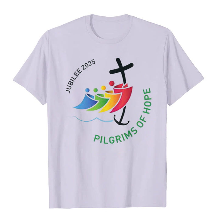 Christianartworkshop Jubilee 2025 - Pilgrims of Hope T-Shirt - Purple - 2XL - image 7
