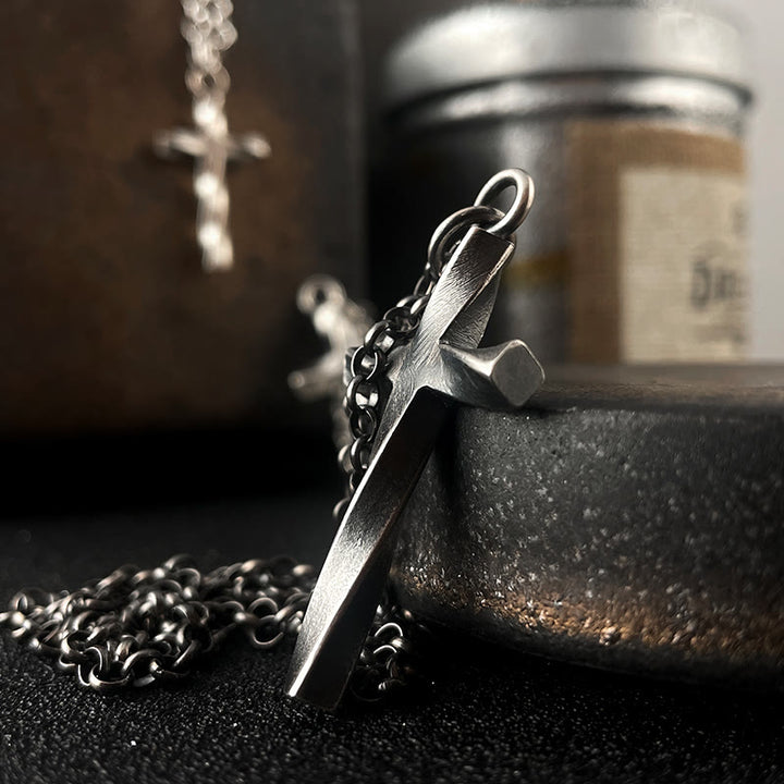 Christianartworkshop 999 Sterling Silver Cross Necklace: A Touch of Elegant Edge - image 5