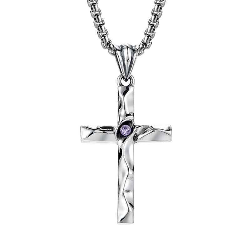 Christianartworkshop 925 Sterling Silver 2colors Zircon Cross Necklace: A Symbol of Elegance and Divine Grace - image 4