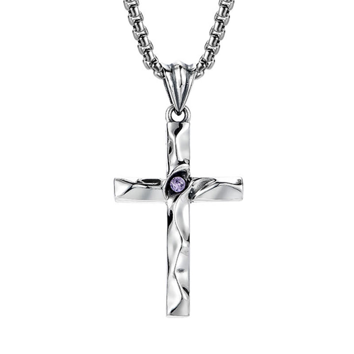 Christianartworkshop 925 Sterling Silver 2colors Zircon Cross Necklace: A Symbol of Elegance and Divine Grace - image 4