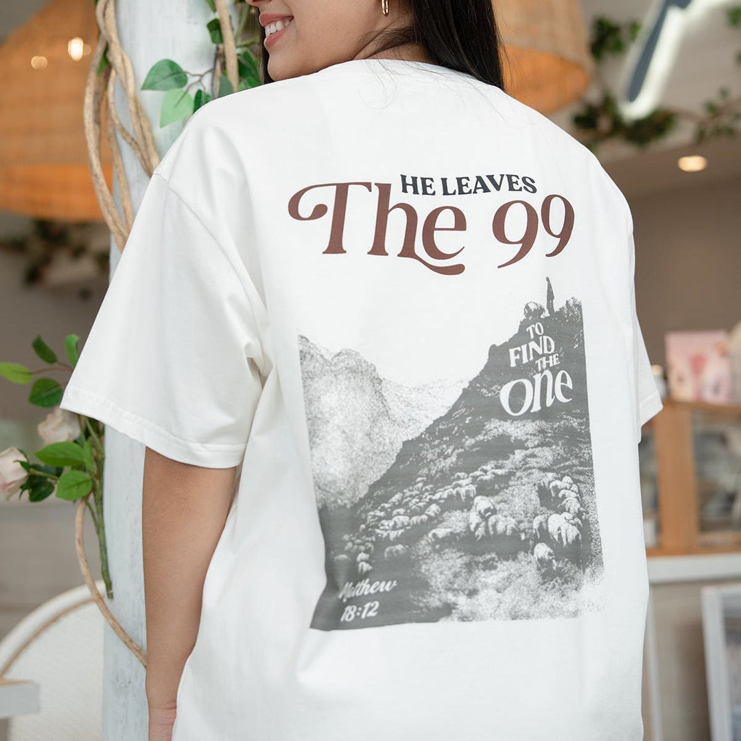 Christianartworkshop He Leaves the 99 to Find the One T-shirt - image 8