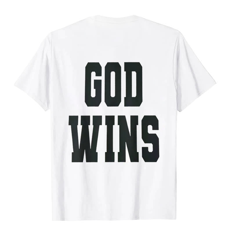 Christianartworkshop God Wins T-shirt - image 1