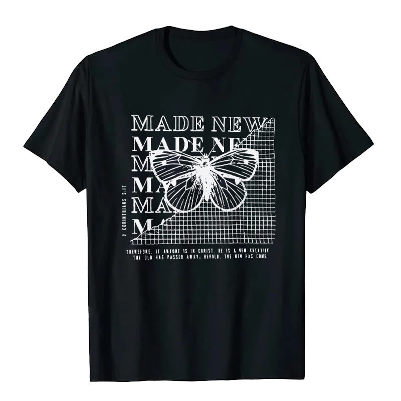 Christianartworkshop Made New T-shirt - Black - 2XL - image 1