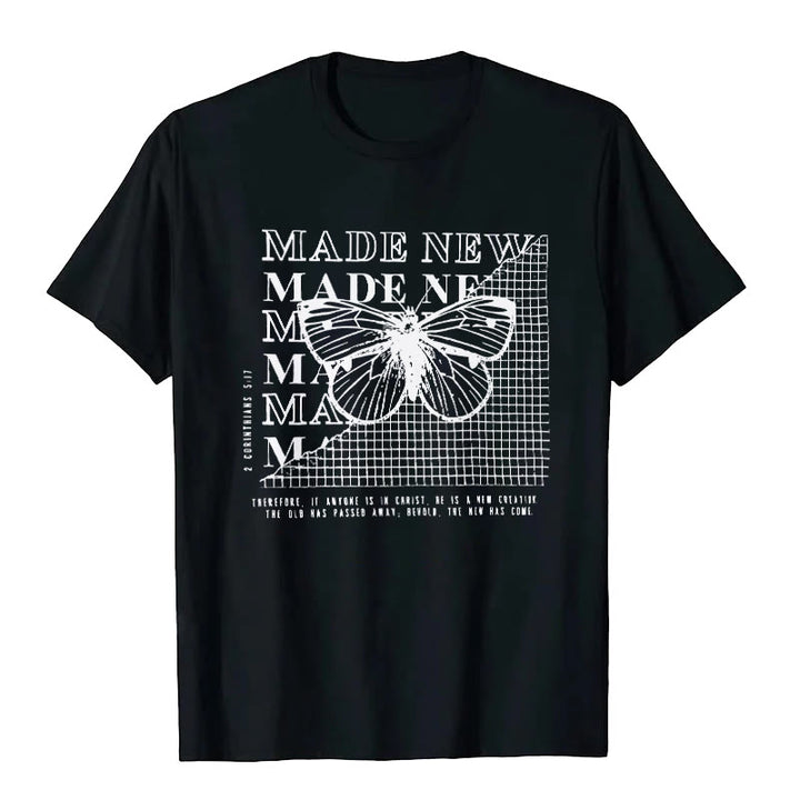 Christianartworkshop Made New T-shirt - Black - 2XL - image 1