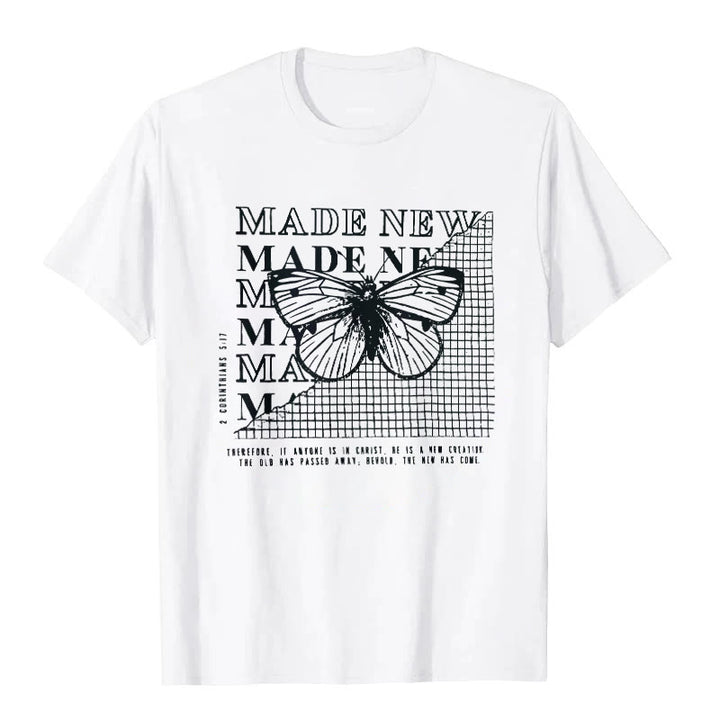 Christianartworkshop Made New T-shirt - White - 2XL - image 0