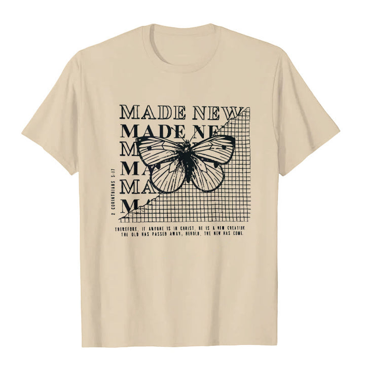 Christianartworkshop Made New T-shirt - Beige - 2XL - image 2