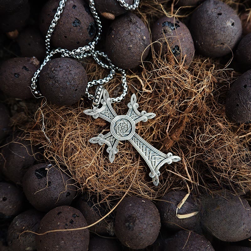 Christianartworkshop 925 Sterling Silver Celtic Crucifix Necklace: A Timeless Blend of Faith and Artistry - image 7