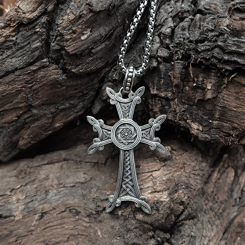 Christianartworkshop 925 Sterling Silver Celtic Crucifix Necklace: A Timeless Blend of Faith and Artistry - image 5