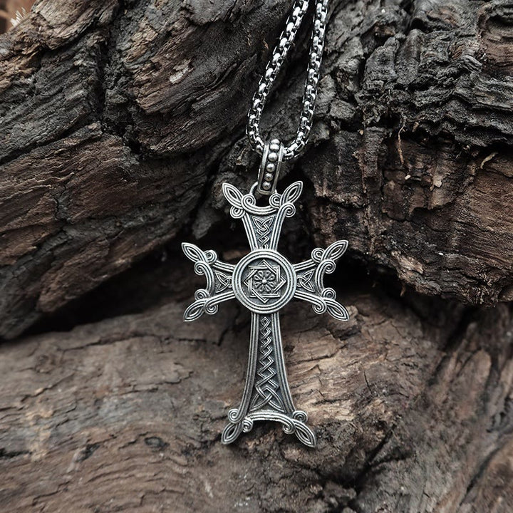 Christianartworkshop 925 Sterling Silver Celtic Crucifix Necklace: A Timeless Blend of Faith and Artistry - image 5