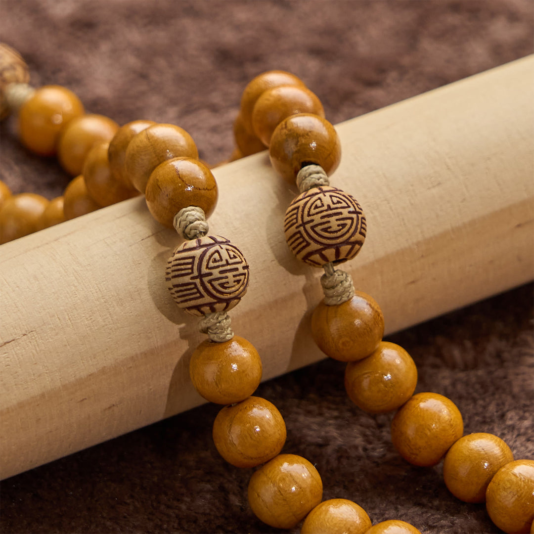 Christianartworkshop Holy Family & Crucifix of 10mm Olive Wood Bead Handmade Rosary for Holy Prayer - image 9