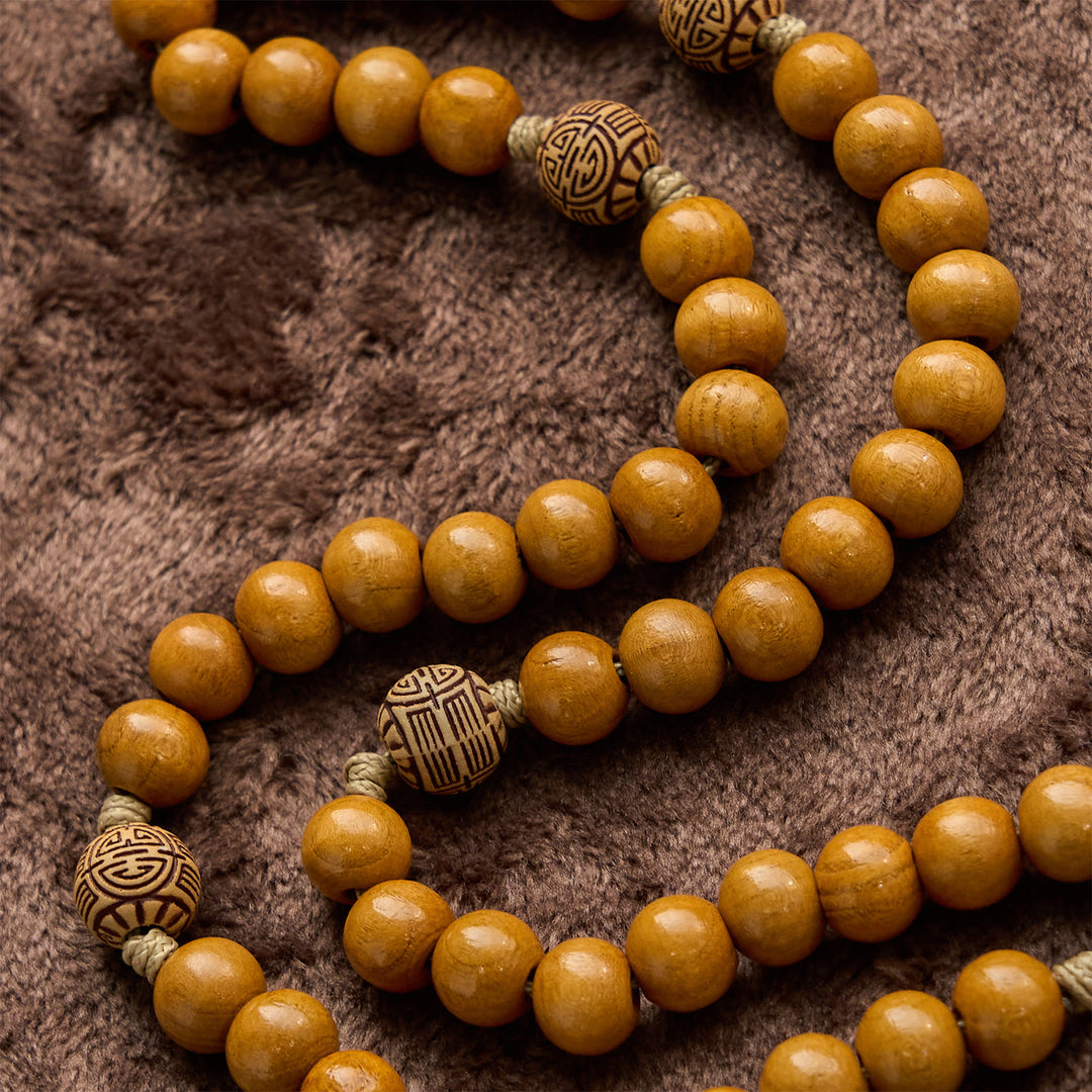 Christianartworkshop Holy Family & Crucifix of 10mm Olive Wood Bead Handmade Rosary for Holy Prayer - image 8