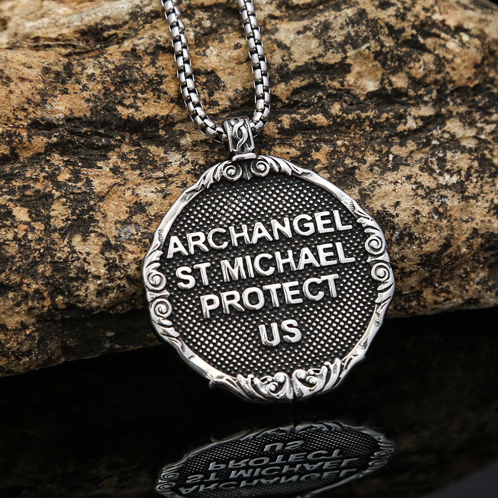 Christianartworkshop Cross Angel Wings Stainless Steel Pendant Necklace Chains - image 2