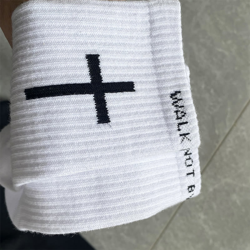 Christianartworkshop Christian Faith Cotton Socks — WALK BY FAITH, NOT BY SIGHT - image 7