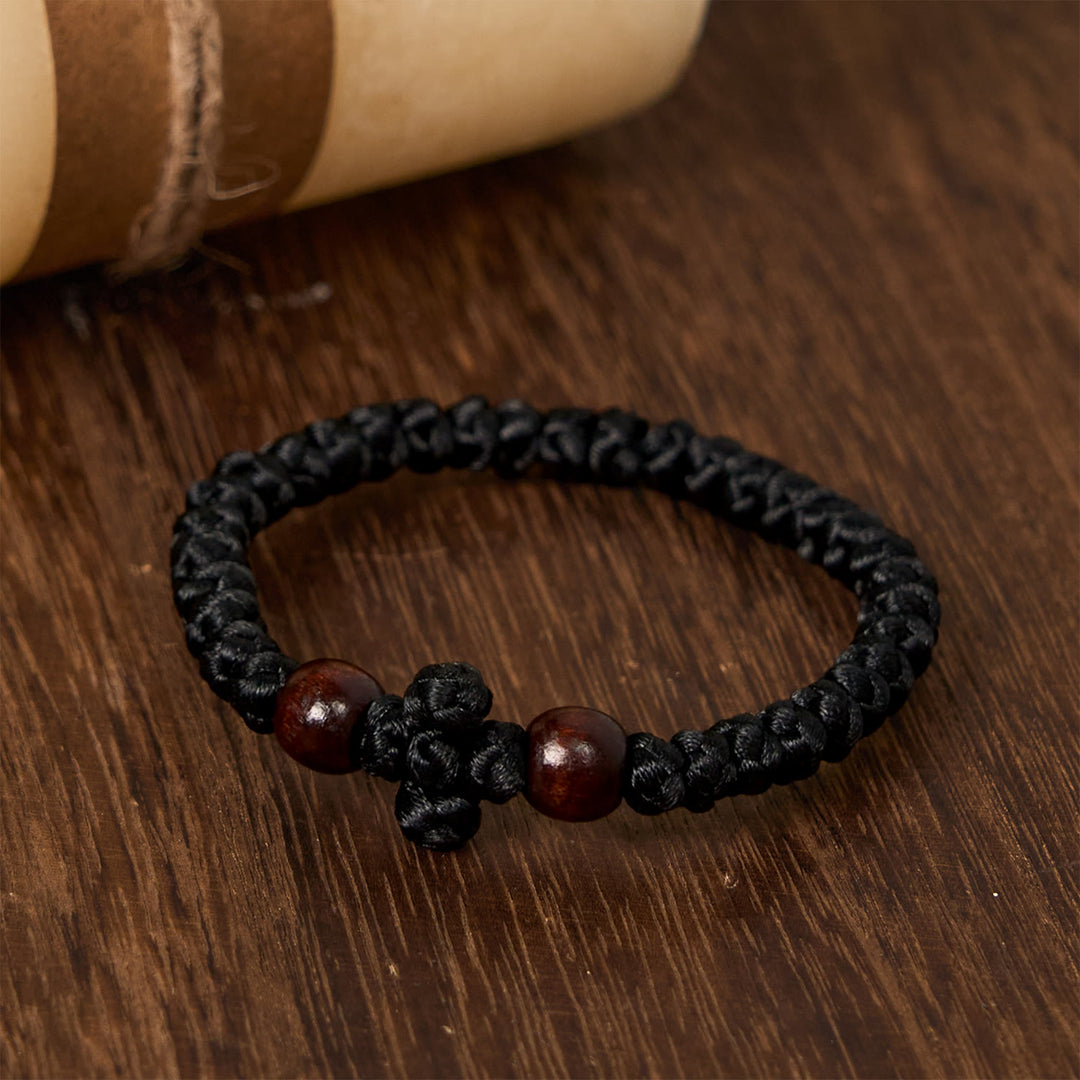 Christianartworkshop Blue & Black Cross - Knot String Bracelet: A Token of Faith - image 13