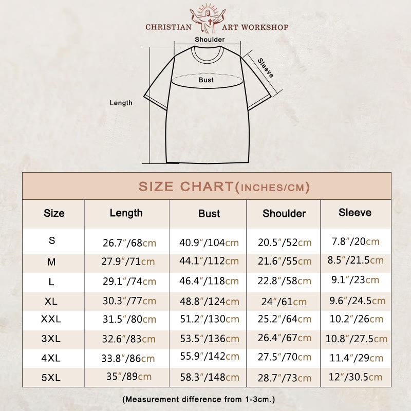 Christianartworkshop Psalm 23 Christian Unisex Washed T-shirt