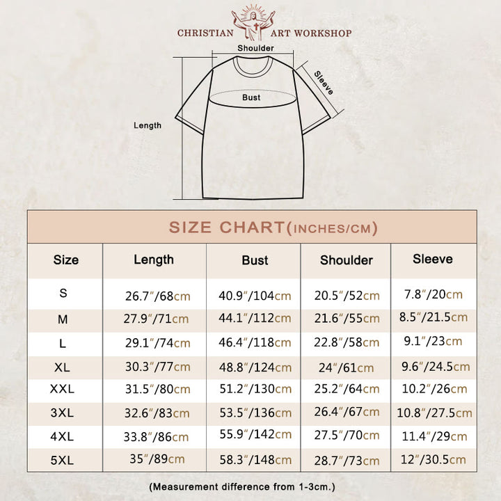 Christianartworkshop Psalm 23 Christian Unisex Washed T-shirt