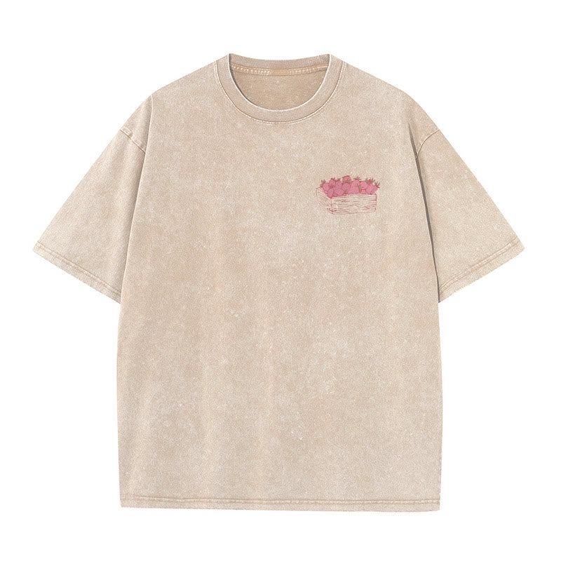Christianartworkshop Fruit Of The Spirit Unisex Washed T-Shirt - image 14