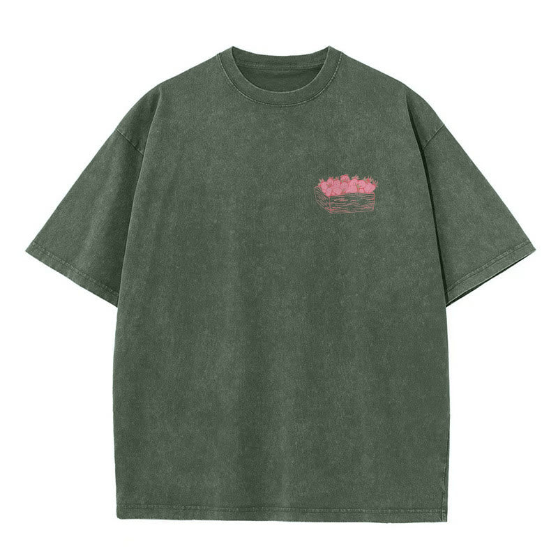 Christianartworkshop Fruit Of The Spirit Unisex Washed T-Shirt - image 8