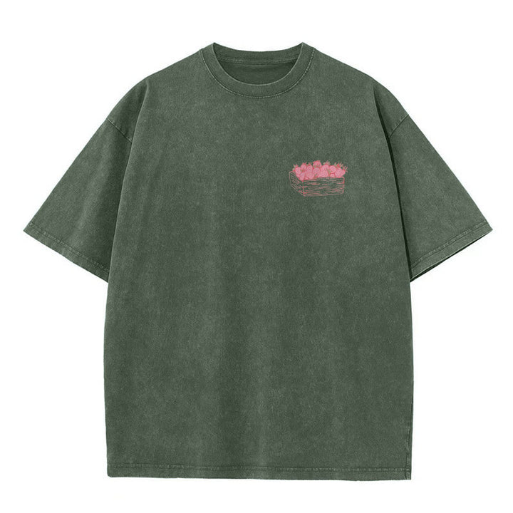 Christianartworkshop Fruit Of The Spirit Unisex Washed T-Shirt - image 8