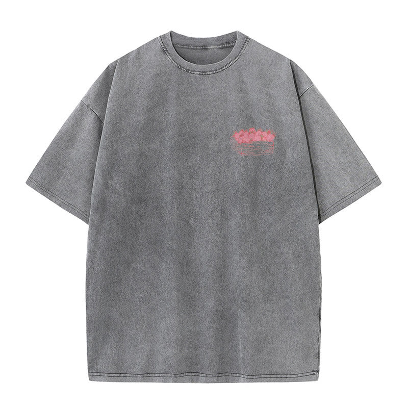 Christianartworkshop Fruit Of The Spirit Unisex Washed T-Shirt - image 6