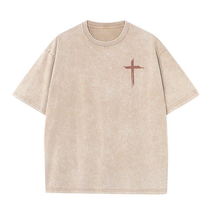 Christianartworkshop Faith - Inspired Bible Verses Unisex Washed T-Shirt - image 2