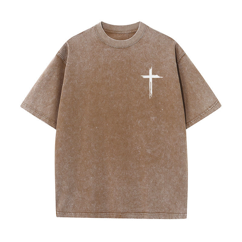 Christianartworkshop Faith - Inspired Bible Verses Unisex Washed T-Shirt - image 19