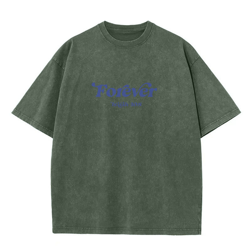 Christianartworkshop Eternal Word of God Unisex Washed T-Shirt - image 11
