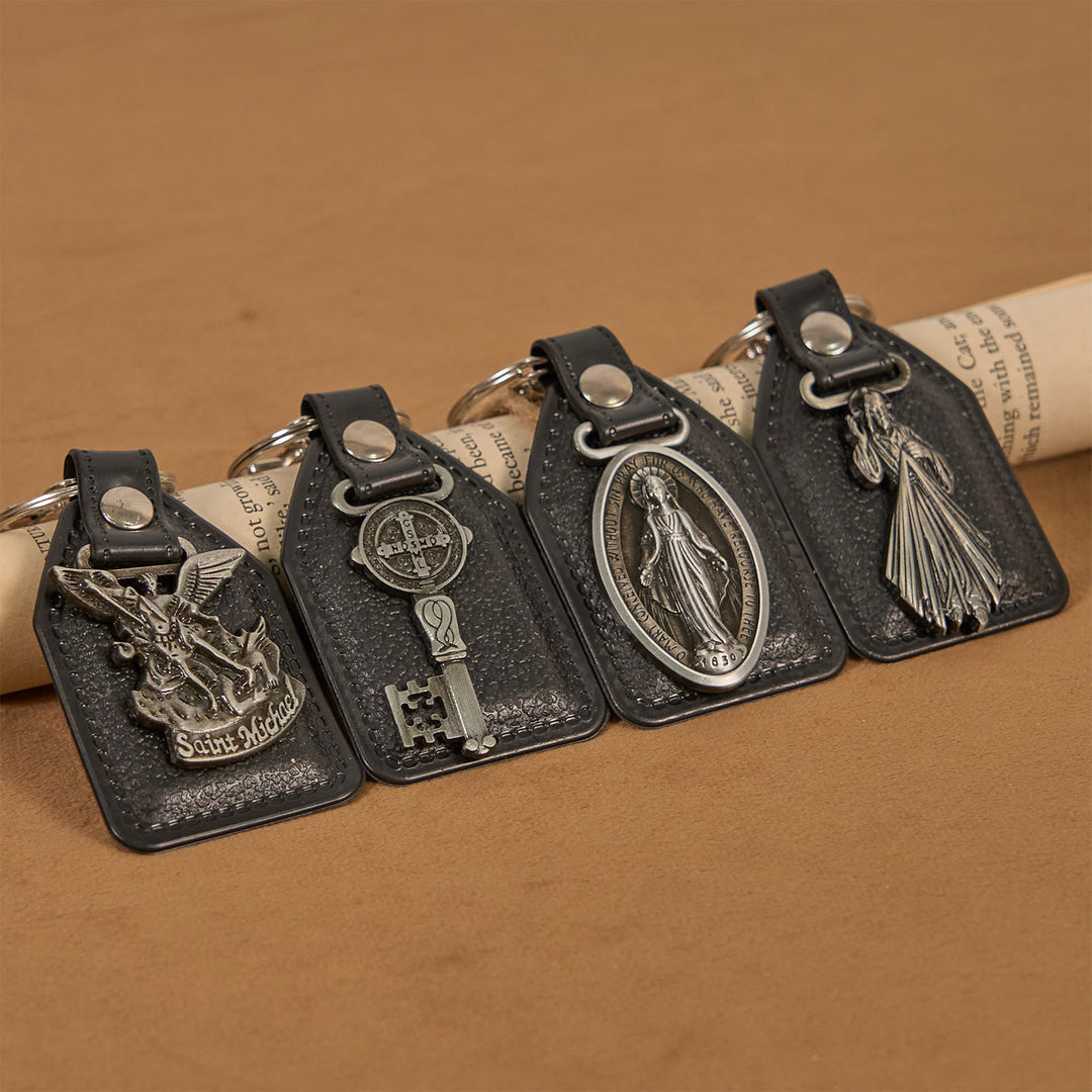 Christianartworkshop 12 Patterns Christian-Inspired Keychains Pendants: Faith on the Go - image 0