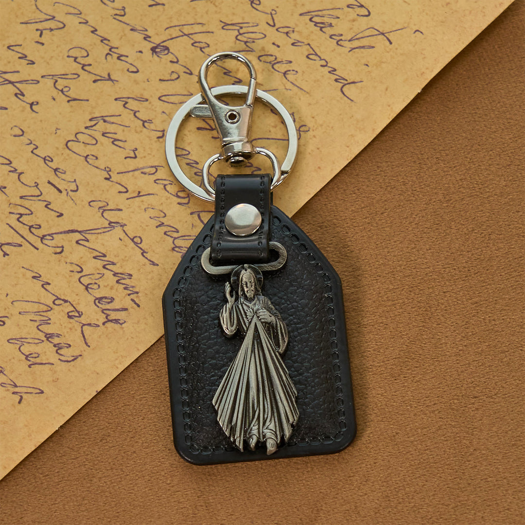 Christianartworkshop 12 Patterns Christian-Inspired Keychains Pendants: Faith on the Go - Style-D - image 22