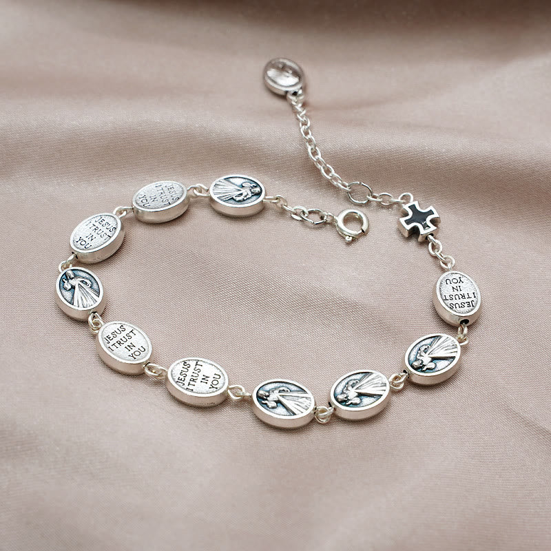 Christianartworkshop St. Benedict, Miraculous Medal & Cross Classic Bracelet: A Timeless Token of Divine Protection - image 2