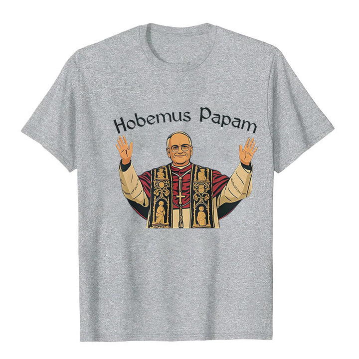 Christianartworkshop Robert Francis Prevost First American Pope T-shirt - Grey - 2XL - image 4