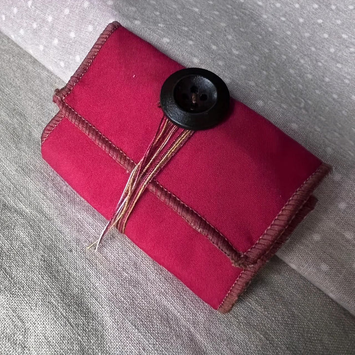 Christianartworkshop Hand-Embroidered Portable Green Pocket Shrine Cross Included Inside - image 8