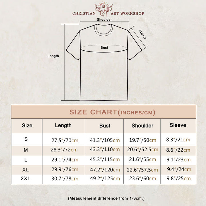 Christianartworkshop Men's Retro Gym And Faith Print Casual Round Neck T-Shirt