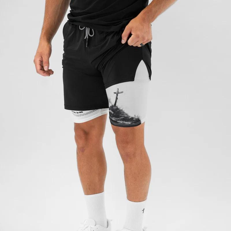 Christianartworkshop John 3:16 The Cross Performance Shorts - image 5