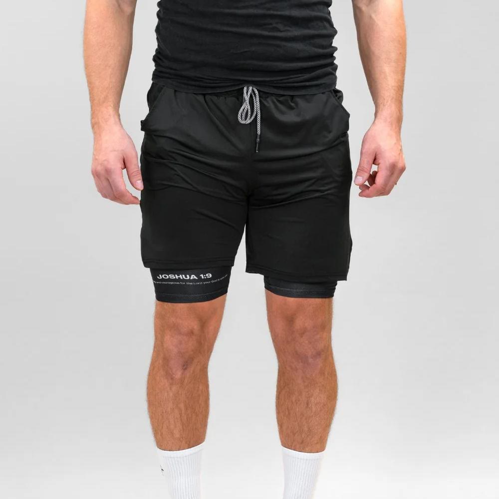 Christianartworkshop Joshua 1:9 Lion Performance Shorts