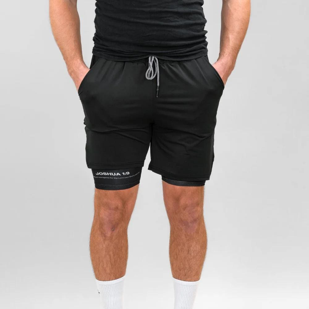 Christianartworkshop Joshua 1:9 Lion Performance Shorts