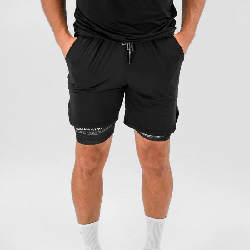 Christianartworkshop Isaiah 41:10 Angel & Devil Performance Shorts
