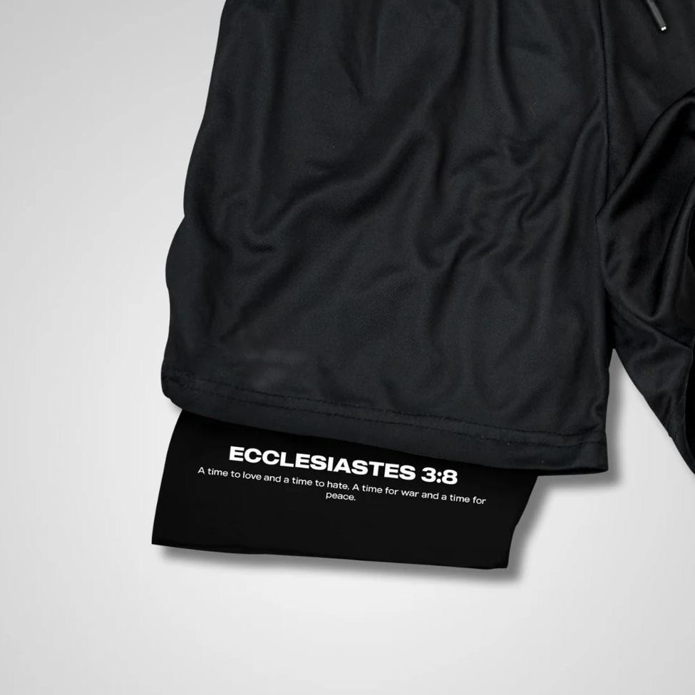 Christianartworkshop Ecclesiastes 3:8 Wings of War Performance Shorts