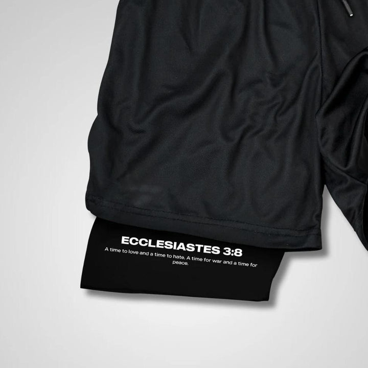 Christianartworkshop Ecclesiastes 3:8 Wings of War Performance Shorts